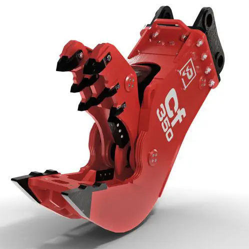 Hydraulische Abbruchzange - CF350 - Promove Srl - rotierend / für Sekundärabbruch / für Bagger