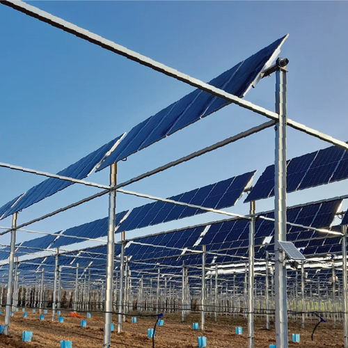 Einachsiger Solartracker - Agritracker - Universal de suministro - für Photovoltaikanlage