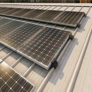 Montagesystem für Schrägdach - Plot - Universal de suministro - für Flachdach / Aufdach / Solar