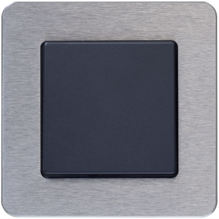 Druckschalter - Q.7 - Berker - Einbau / Aluminium / Edelstahl