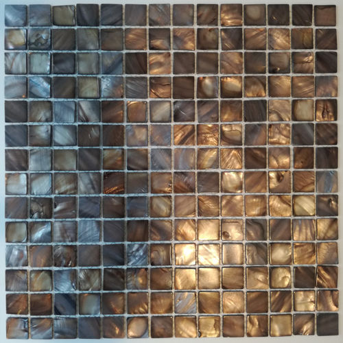 Perlmuttmosaikfliese - MADREPERLA - Vetros GmbH - glänzend / in Perlmuttoptik / für den Innenraum