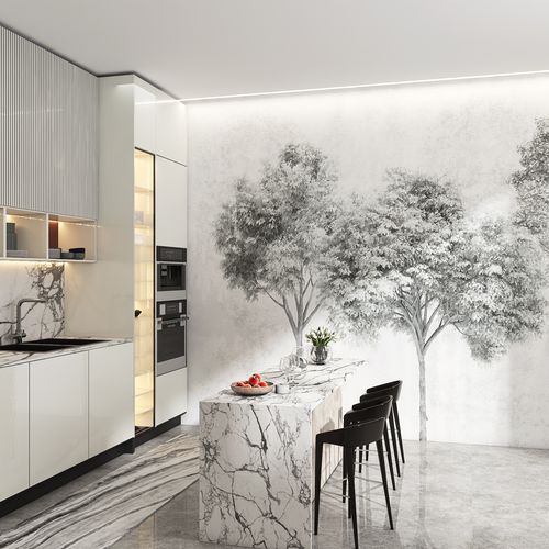 Moderne Tapete - LUCE - rimura Srl - Vlies / Glasfaser / Polyester