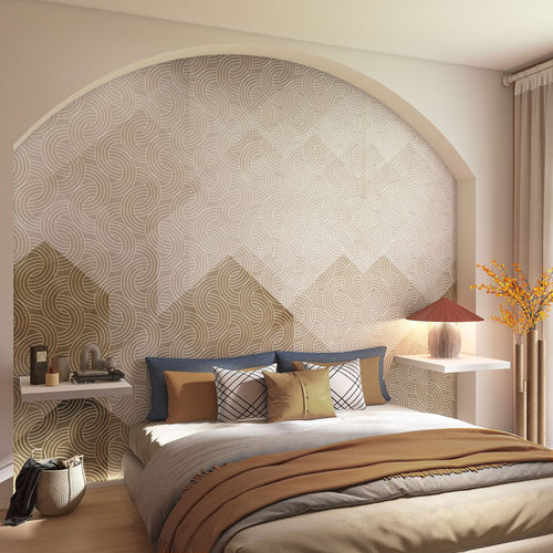 Moderne Tapete - ZIGZAG - rimura Srl - Vlies / Glasfaser / Polyester