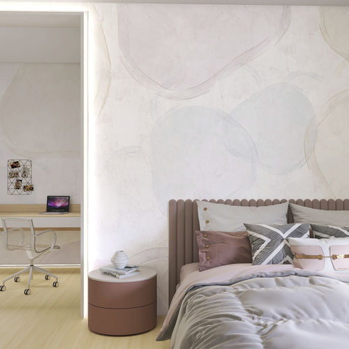 Moderne Tapete - CRYSTAL - rimura Srl - Stoff / Glasfaser / Polyester