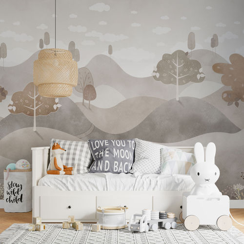 Moderne Tapete - COLLINE PIETROSE - rimura Srl - Glasfaser / Polyester / Vinyl