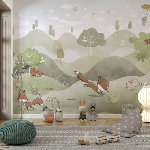 Moderne Tapete - COLLINE ONDEGGIANTI - rimura Srl - Glasfaser / Polyester / Vinyl