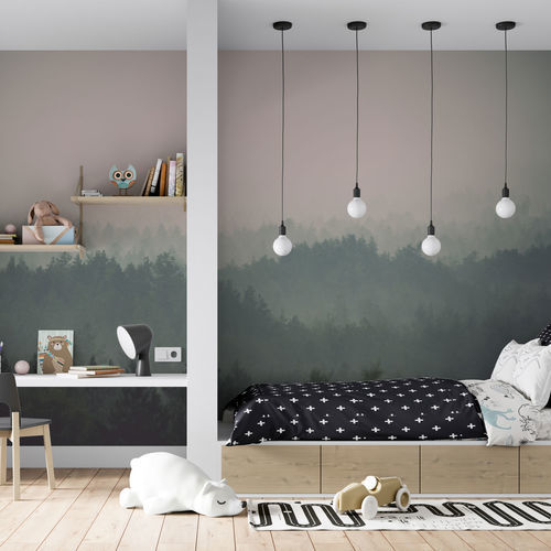 Moderne Tapete - FORESTA NERA - rimura Srl - Glasfaser / Polyester / Vinyl