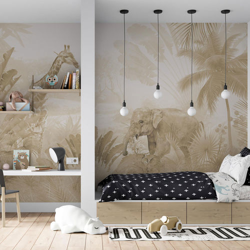 Moderne Tapete - GIUNGLA TROPICALE - rimura Srl - Glasfaser / Polyester / Vinyl