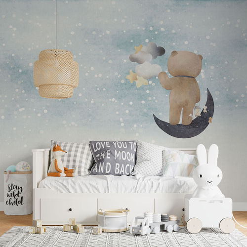 Moderne Tapete - LIGHTY SKY - rimura Srl - Glasfaser / Polyester / Vinyl