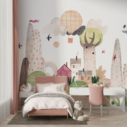 Moderne Tapete - EMPTY LAND - rimura Srl - Glasfaser / Polyester / Vinyl