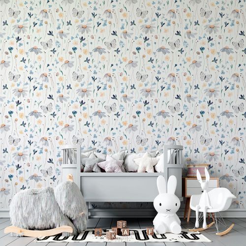 Moderne Tapete - PATTERN FIORITO - rimura Srl - Glasfaser / Polyester / Vinyl