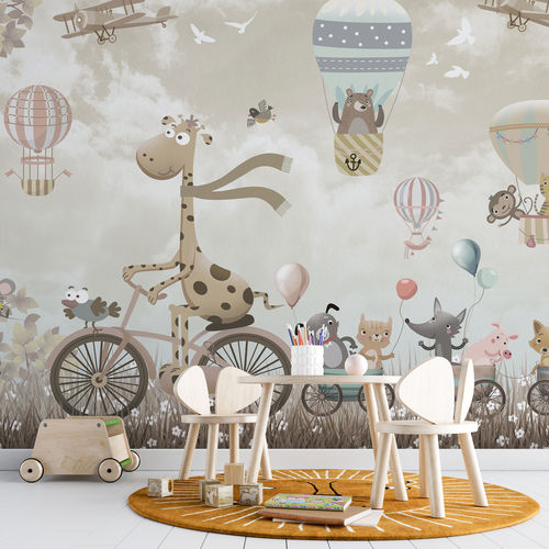 Moderne Tapete - PEDALANDO - rimura Srl - Glasfaser / Polyester / Vinyl