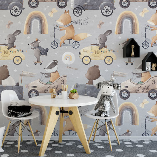 Moderne Tapete - ANIMAL RACE - rimura Srl - Vlies / Glasfaser / Polyester