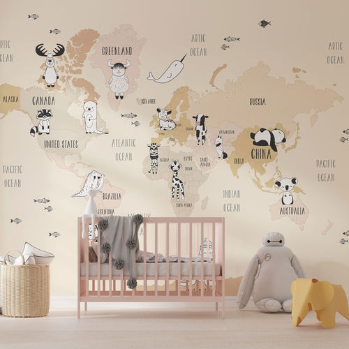 Moderne Tapete - AROUND THE WORLD - rimura Srl - Vlies / Glasfaser / Polyester