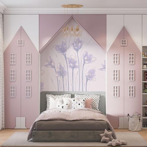 Moderne Tapete - PETUNIA - rimura Srl - Vlies / Glasfaser / Polyester