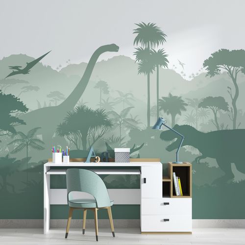 Moderne Tapete - JURASSIC PARTY - rimura Srl - Vlies / Glasfaser / Polyester