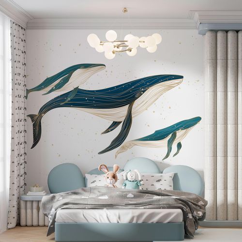Moderne Tapete - GIANTS BLUE - rimura Srl - Vlies / Glasfaser / Polyester