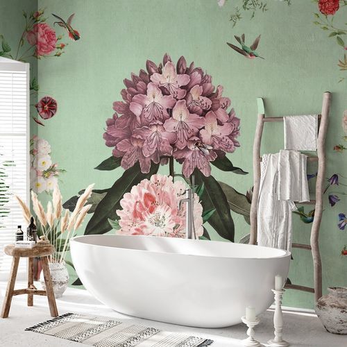 Moderne Tapete - BLUMEN - rimura Srl - Vlies / Glasfaser / Polyester