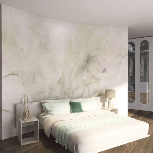 Moderne Tapete - ARUM LILY - rimura Srl - Leinen / Motiv / Tapetenoptik