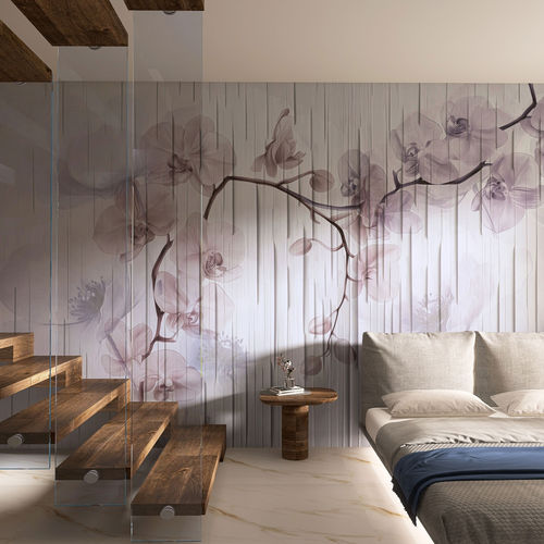 Moderne Tapete - HIME - rimura Srl - Leinen / Naturmotiv / Tapetenoptik
