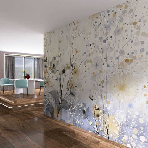 Moderne Tapete - RHAPSODY - rimura Srl - Leinen / Blumenmotiv / Tapetenoptik
