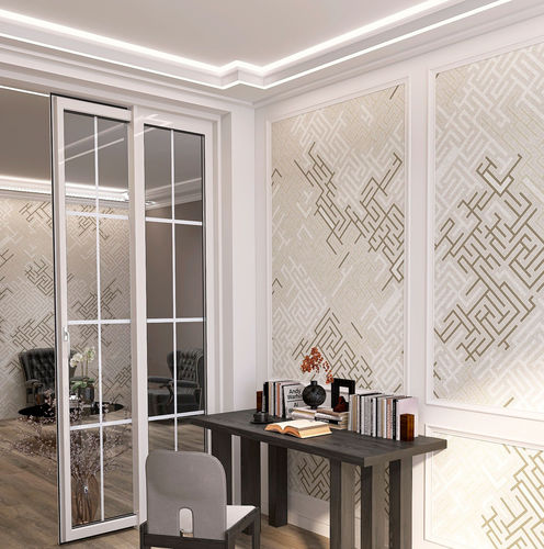 Moderne Tapete - BOSTON - rimura Srl - Glasfaser / Polyester / Vinyl