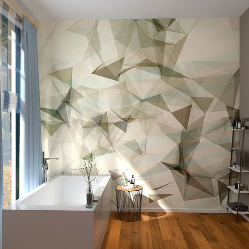 Moderne Tapete - DIAMANTE - rimura Srl - Stoff / Glasfaser / Polyester