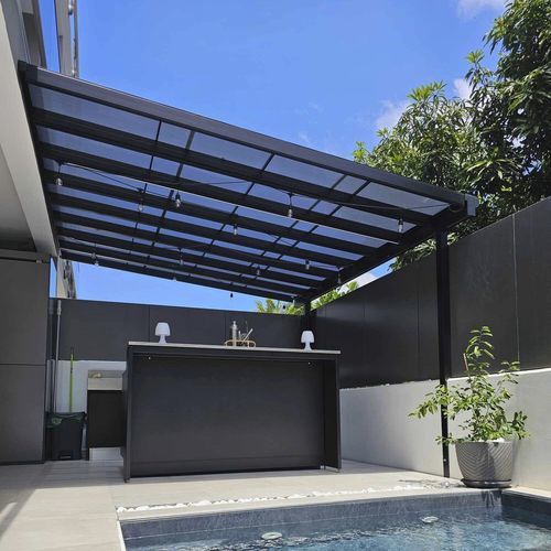 Vordach für Eingang - TF/TR series - TOYO BOEKI CO.,LTD. - für Terrasse / für Fenster / Aluminium