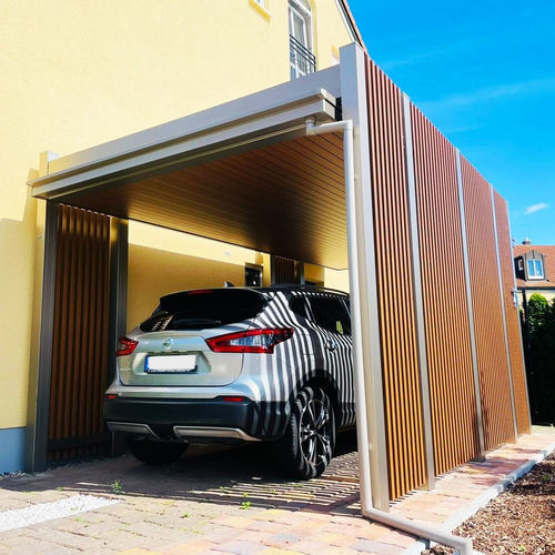 Carport für Parkplätze - ATLADE (ATLD) series - TOYO BOEKI CO.,LTD. - für Einzelhandel / für Supermärkte / für öffentliche Bereiche