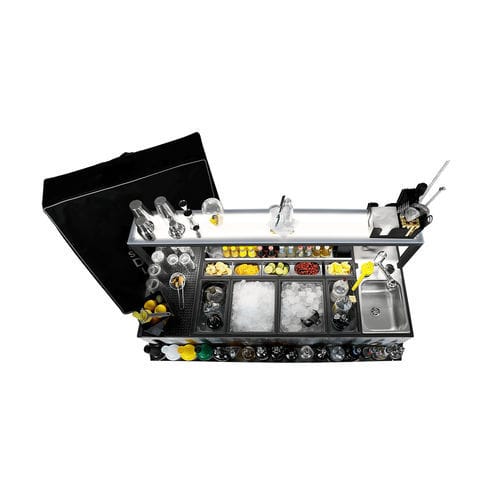 Bartheke - TITANO 150 - Omega Station srl - für Cocktails / Stahl / Aluminium