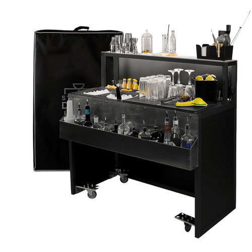 Bartheke - TITANO 120  - Omega Station srl - für Cocktails / Edelstahl / Aluminium