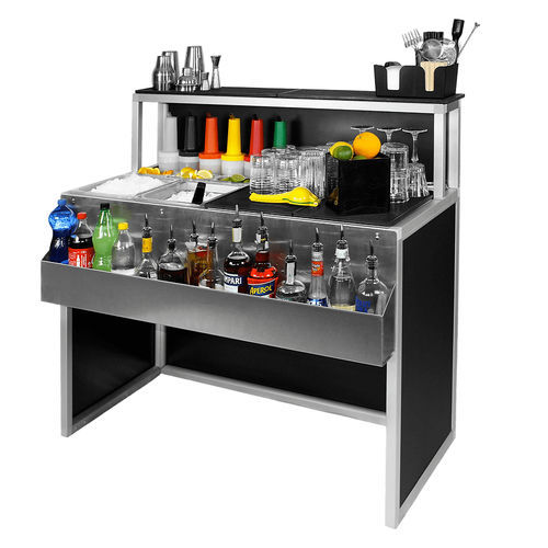Bartheke - Basic 120 - Omega Station srl - für Cocktails / Aluminium / Edelstahl