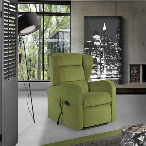 Moderner Relaxsessel - Candy - IL BENESSERE - Leder / Stoff / Eisen