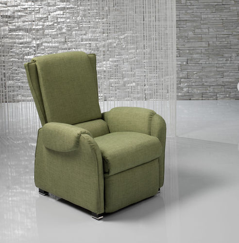 Moderner Relaxsessel - Lea - IL BENESSERE - Leder / Stoff / Eisen