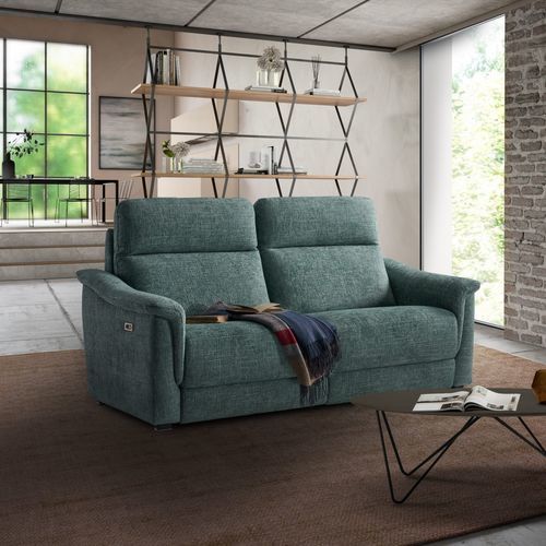 Modernes Sofa - Dandy - IL BENESSERE - Stoff / Leder / mit Armlehnen