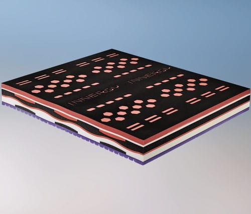 Doppelbett-Matratze - Innergy - IL BENESSERE - Schaumstoff / Memory / weiß