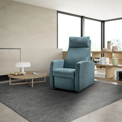 Moderner Relaxsessel - Magic - IL BENESSERE - Leder / Stoff / Eisen