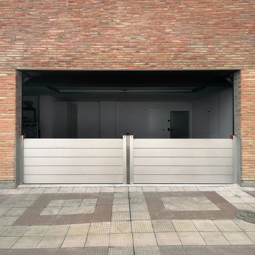 Hochwasserschutz-Absperrung - MODU - Pellegrino S.r.l. - Hebe / anodisiertes Aluminium / für Tür