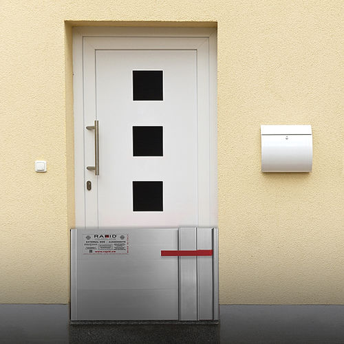 Hochwasserschutz-Absperrung - MODERNA - Pellegrino S.r.l. - Hebe / anodisiertes Aluminium / für Tür
