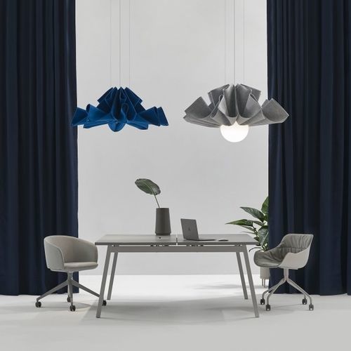 Akustikvlieslampe - ROSE - flexxica - Hänge / Wolle / Filz