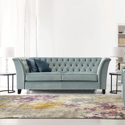 Bettsofa - GAVIOTA - FRANCEBANON - Chesterfield / Stoff / mit Armlehnen