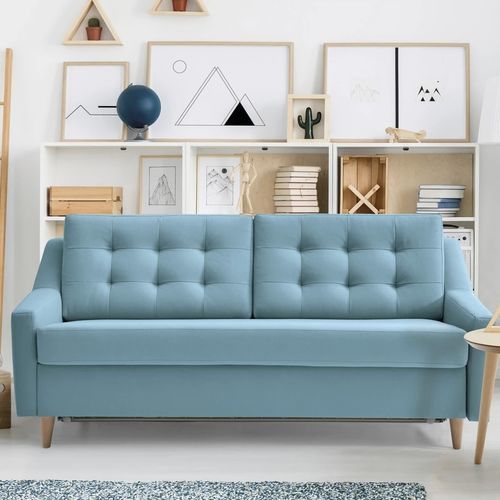 Bettsofa - TURBO - FRANCEBANON - modern / Stoff / braun