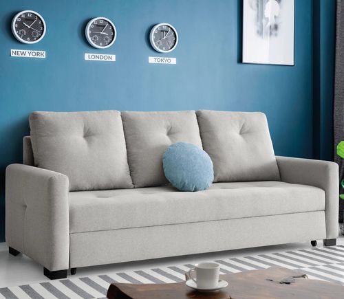 Bettsofa - PAULINA - FRANCEBANON - modern / Stoff / mit Armlehnen