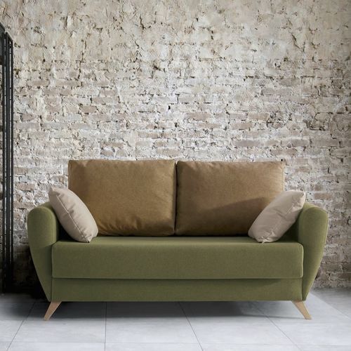 Bettsofa - SIMÓN - FRANCEBANON - modern / Stoff / mit Armlehnen