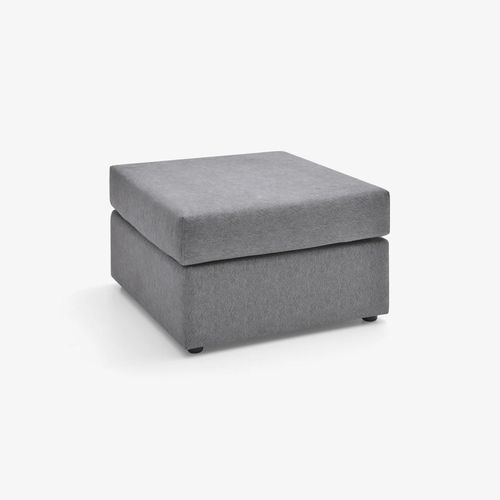 Modernes Sitzkissen - GREY - FRANCEBANON - Stoff / Holz / quadratisch