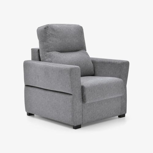 Moderner Sessel - GREY - FRANCEBANON - Stoff / Kiefer / mit abnehmbarem Kissen