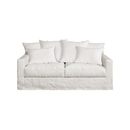 Modernes Sofa - BIARRITZ - HOME SPIRIT - Leinen / Federn / mit abnehmbarem Kissen