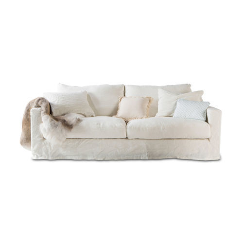 Modernes Sofa - BISCARROSSE - HOME SPIRIT - Stoff / Federn / mit abziehbarem Bezug