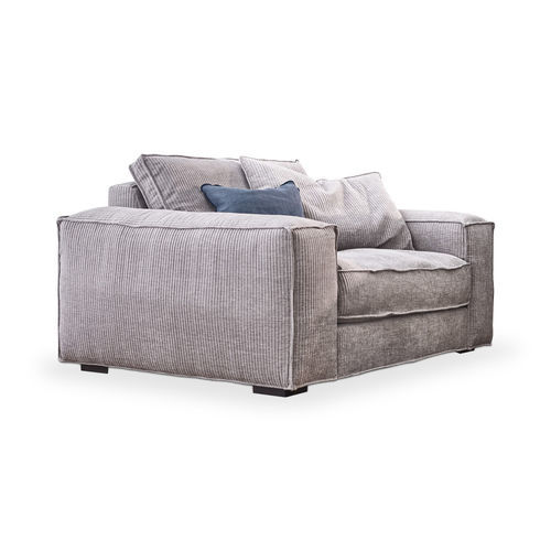 Moderner Sessel - CHAMONIX - HOME SPIRIT - Stoff / Buche / mit abnehmbarem Kissen