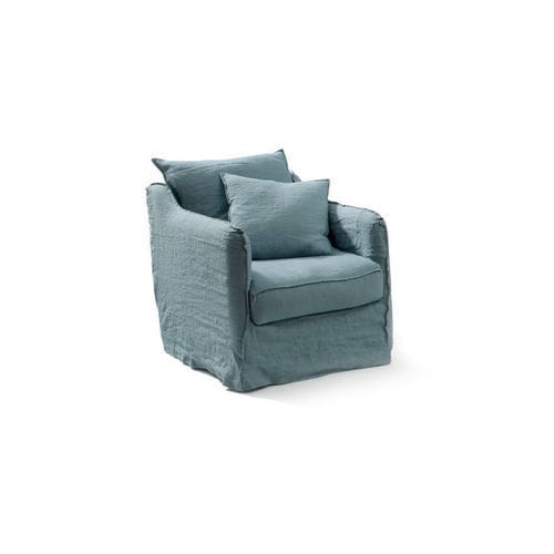 Moderner Sessel - CAP FERRET - HOME SPIRIT - Stoff / Buche / mit abnehmbarem Kissen